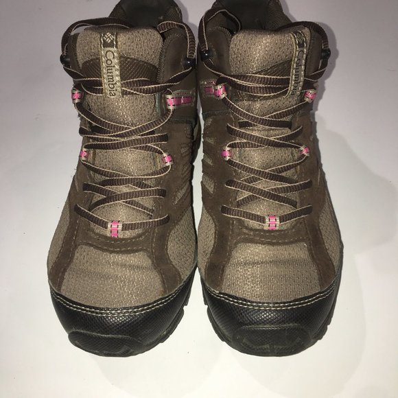 Columbia Mid High Hiking Omni-Tech Waterproof  Breathable Women's Shoe Size 6 - Picture 2 of 7